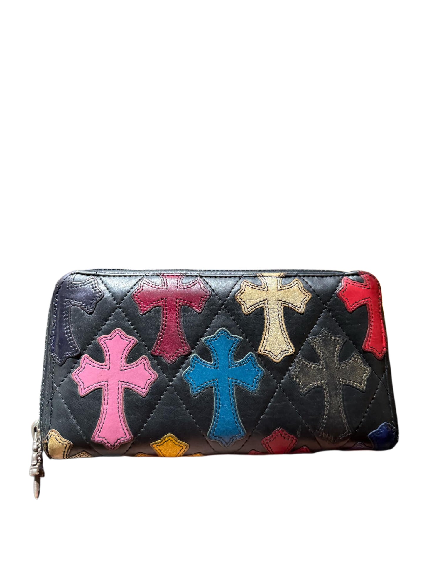 Chrome Hearts CH MULTI COLOR CROSS PATCH WALLET