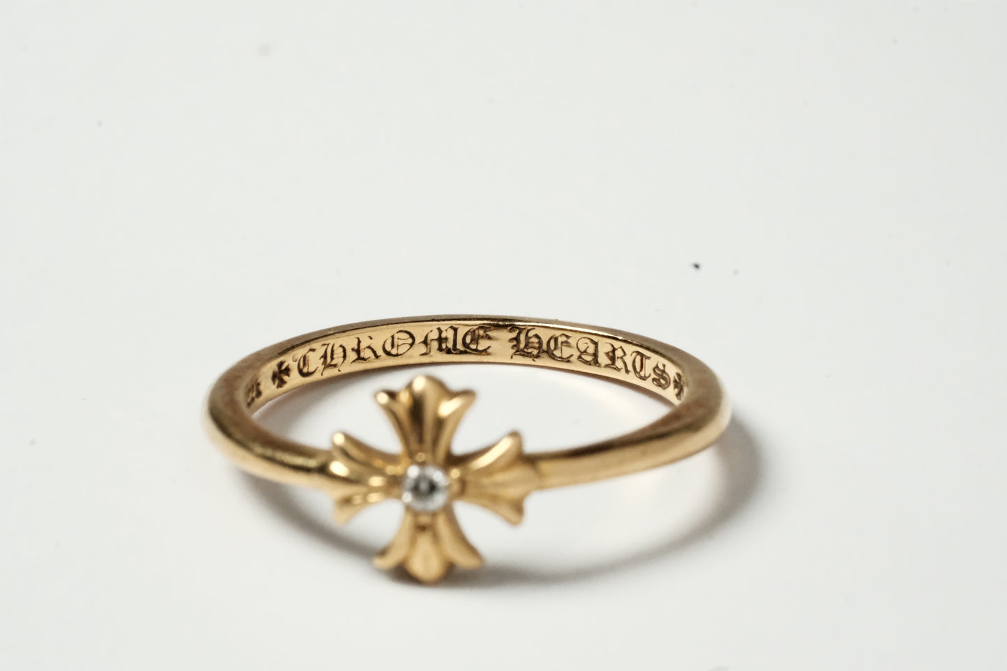 Chrome Hearts BUBBLEGUM CH PLUS DIAMOND 22K ring