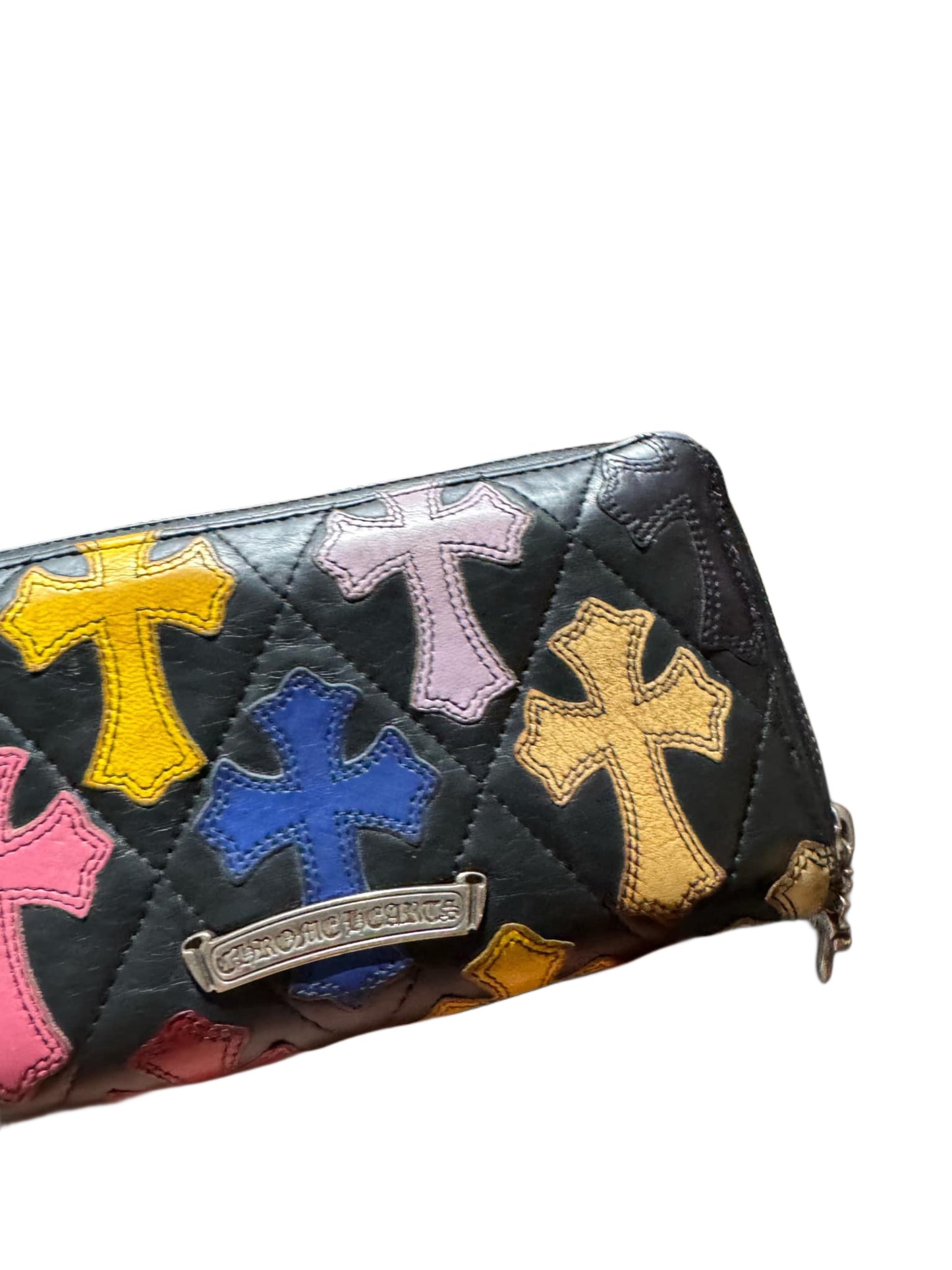 Chrome Hearts CH MULTI COLOR CROSS PATCH WALLET