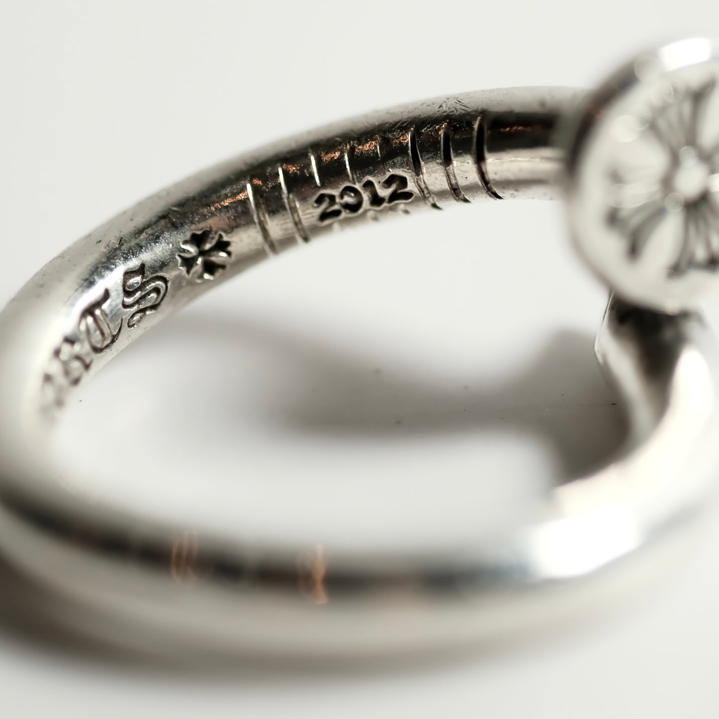 Chrome Hearts NAIL FLAT ring