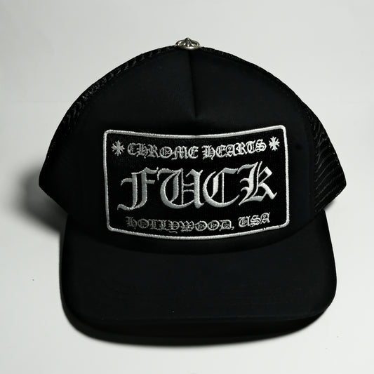 Chrome Hearts CH FUCK HOLLYWOOD EXCLUSIVE PATCH  cap