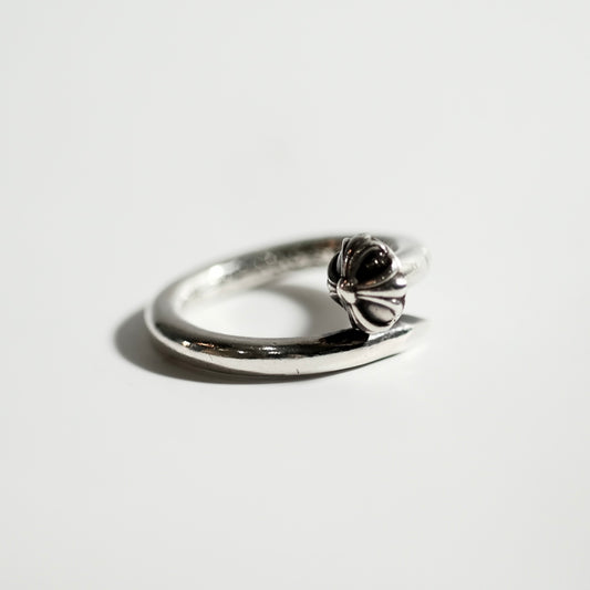 Chrome Hearts CROSS BALL NAIL ring