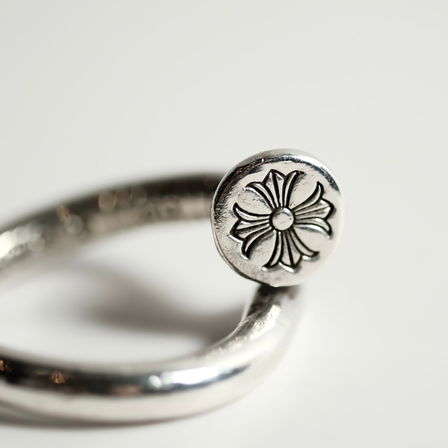 Chrome Hearts NAIL FLAT ring