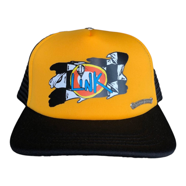 Chrome Hearts Matty Boy Sex Records Link Trucker Hat "Black"Yellow" - OS