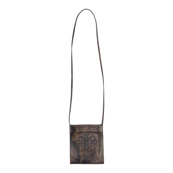 Camouflage Cemetery Cross Patch Shoulder Bag