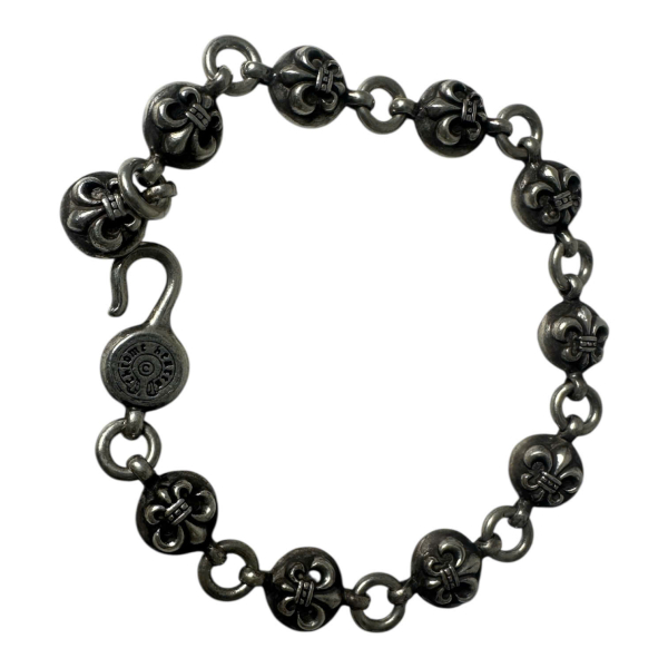CHROME HEARTS Vòng tay bạc NO2 BS FLEUR BALL