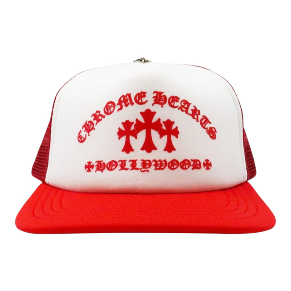 Chrome Hearts King Taco Trucker Hat Red/White - OS