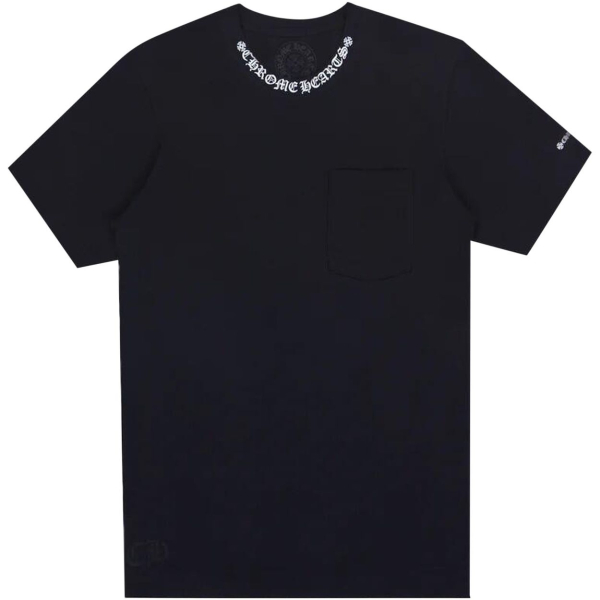 Chrome Hearts Neck Logo Tee 'Black' - S