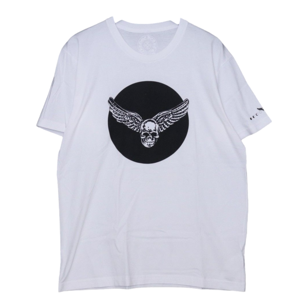 CHROME HEARTS Forty Wing Crescent Moon “White/Black” - L