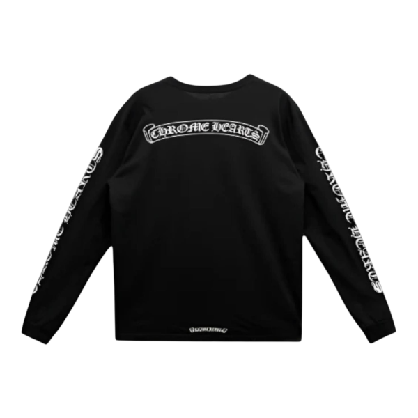 Chrome Hearts Scroll Logo L/S Pocket T-shirt “Black“ – L