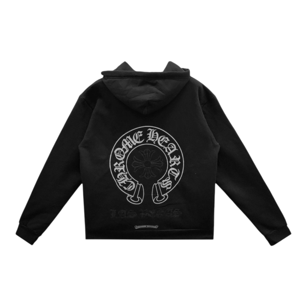Chrome Hearts Las Vegas Exclusive Glitter Pullover Hoodie 'Black' - XL