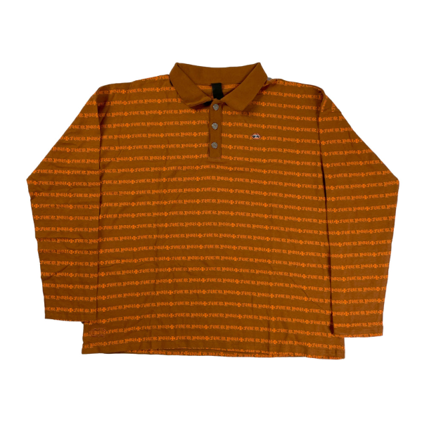 Chrome Hearts  Matty Boy Teens From Mars Rugby Long Sleeve Polo Shirt - S