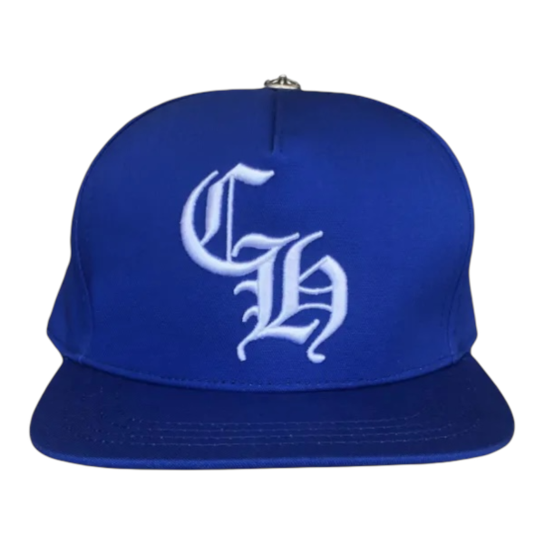 Chrome Hearts CH LOGO EMBROIDERED BASEBALL CAP “Blue” - OS