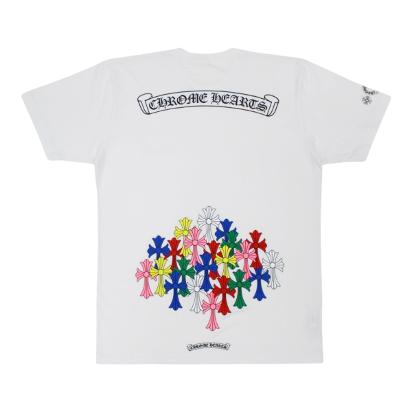 Chrome Hearts Multi Color Cross T-Shirt “White“