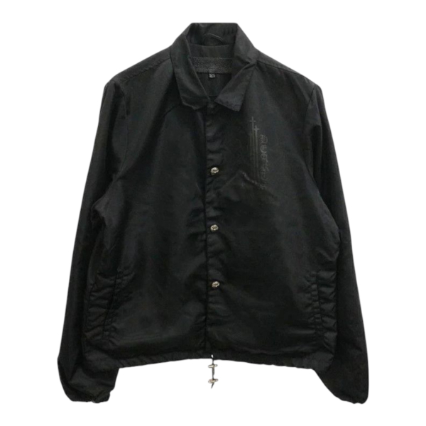 Chrome Hearts Nylon Riggins Coach Jacket 'Black' - L
