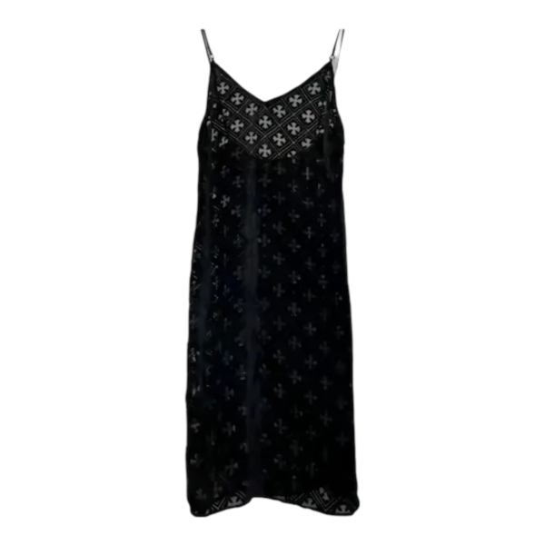Chrome Hearts MONOGRAM PATTERN MINI DRESS “Black” - S