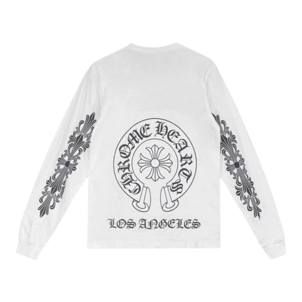 Chrome Hearts Los Angeles Exclusive Long Sleeve T-shirt “White” - L