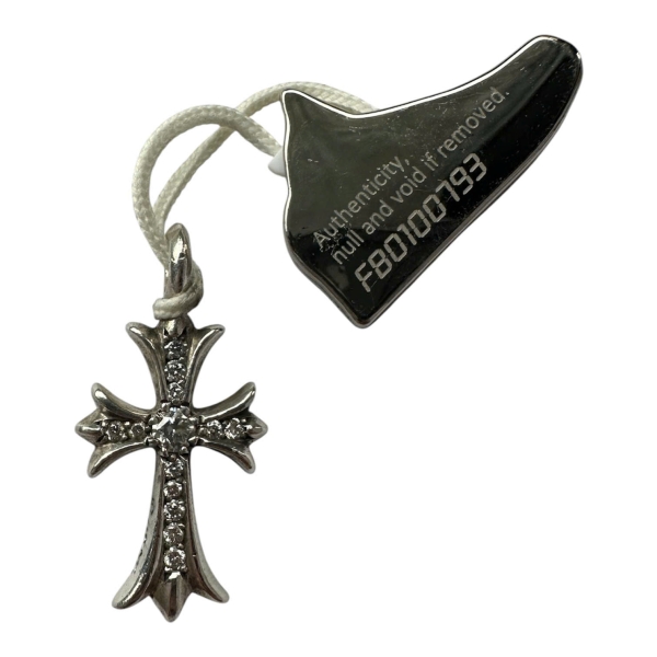 Chrome Hearts TNY CRSF P/DMND/ TINY CROSS PAVE DIAMOND