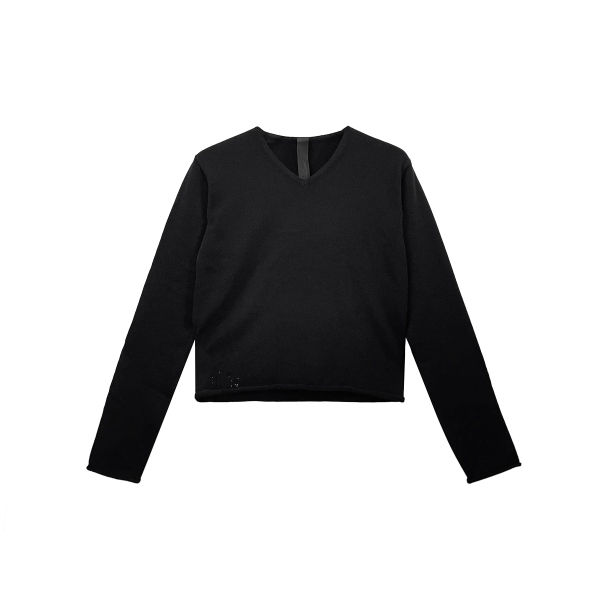 Chrome Hearts Cashmere Rhinestone Cross Sweater “Black” - S