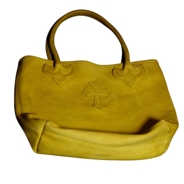 Chrome Hearts TOTE FS Cemetery Cross Patch “Yellow”