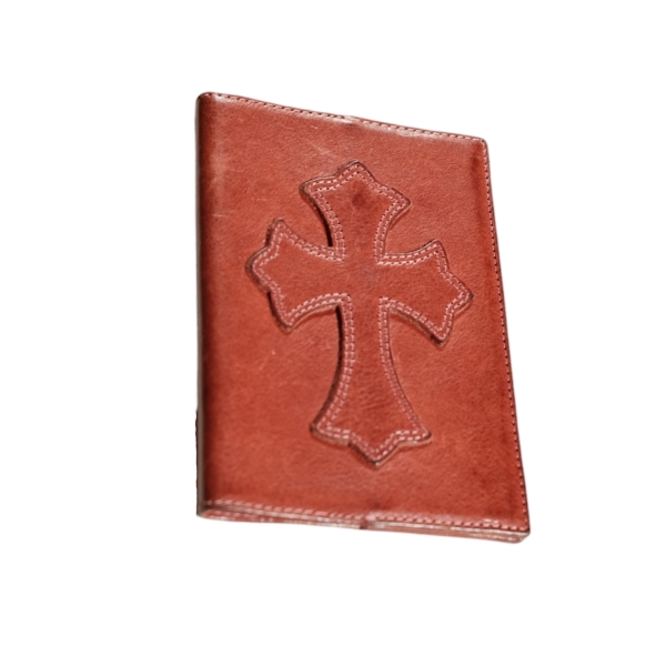 Chrome Hearts Leather Cross Passport Holder “Red”