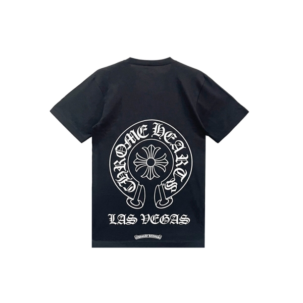 Las Vegas Exclusive Horseshoe Short Sleeve Tee  Regular “Black/White” - L