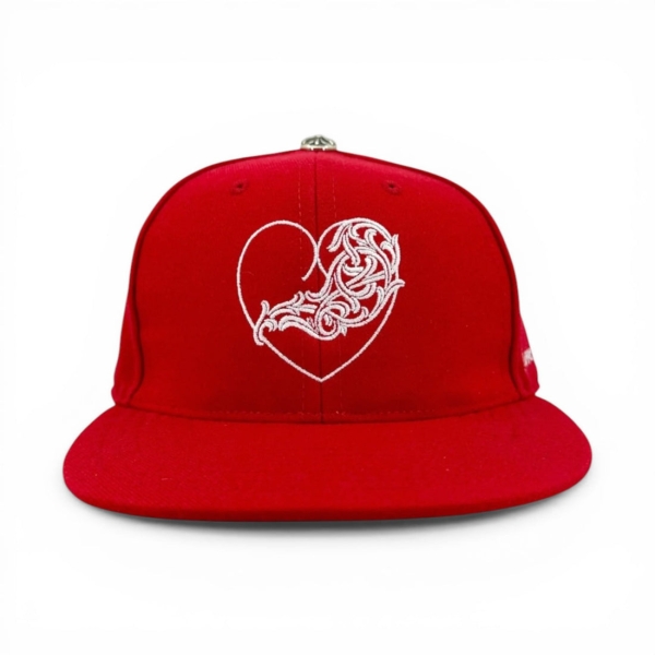 Chrome Hearts Love You Fitted Hat “Red” - OS