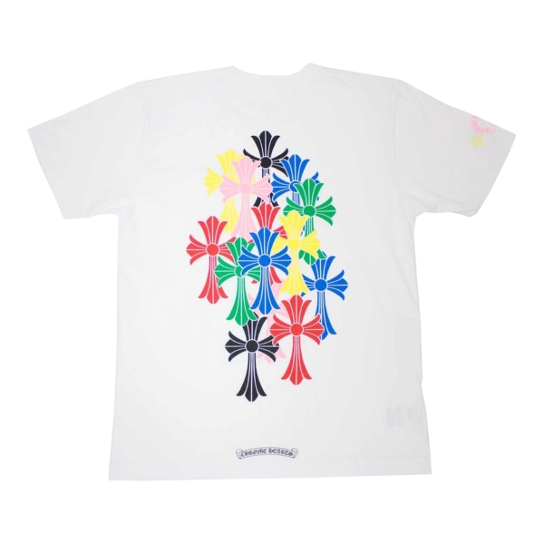 Chrome Hearts Multi Color Cross Cemetery T-shirt “White” -  XS