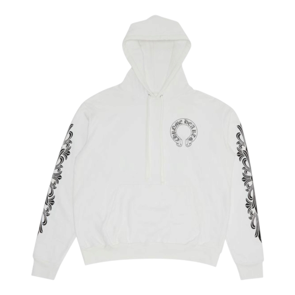 Chrome Hearts HORESHOE LOGO HOODIE “White” - M