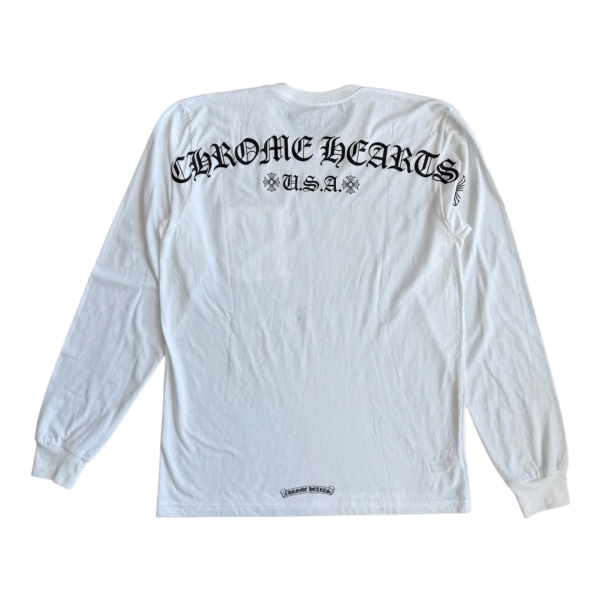 Chrome Hearts U.S.A LOGO L/S “White” - L